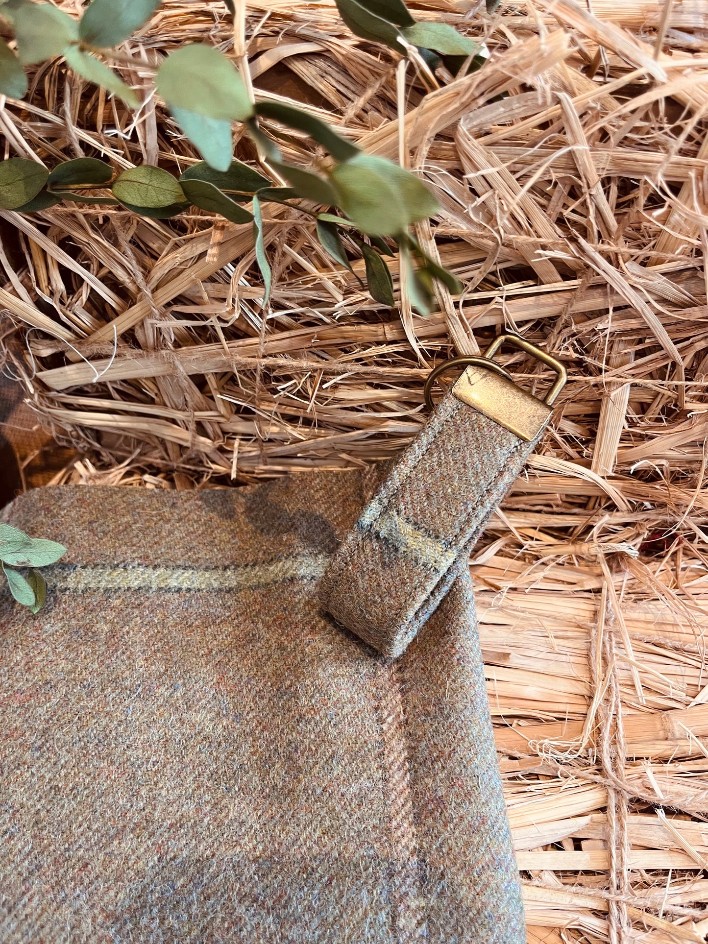 Green Tweed Keyfob