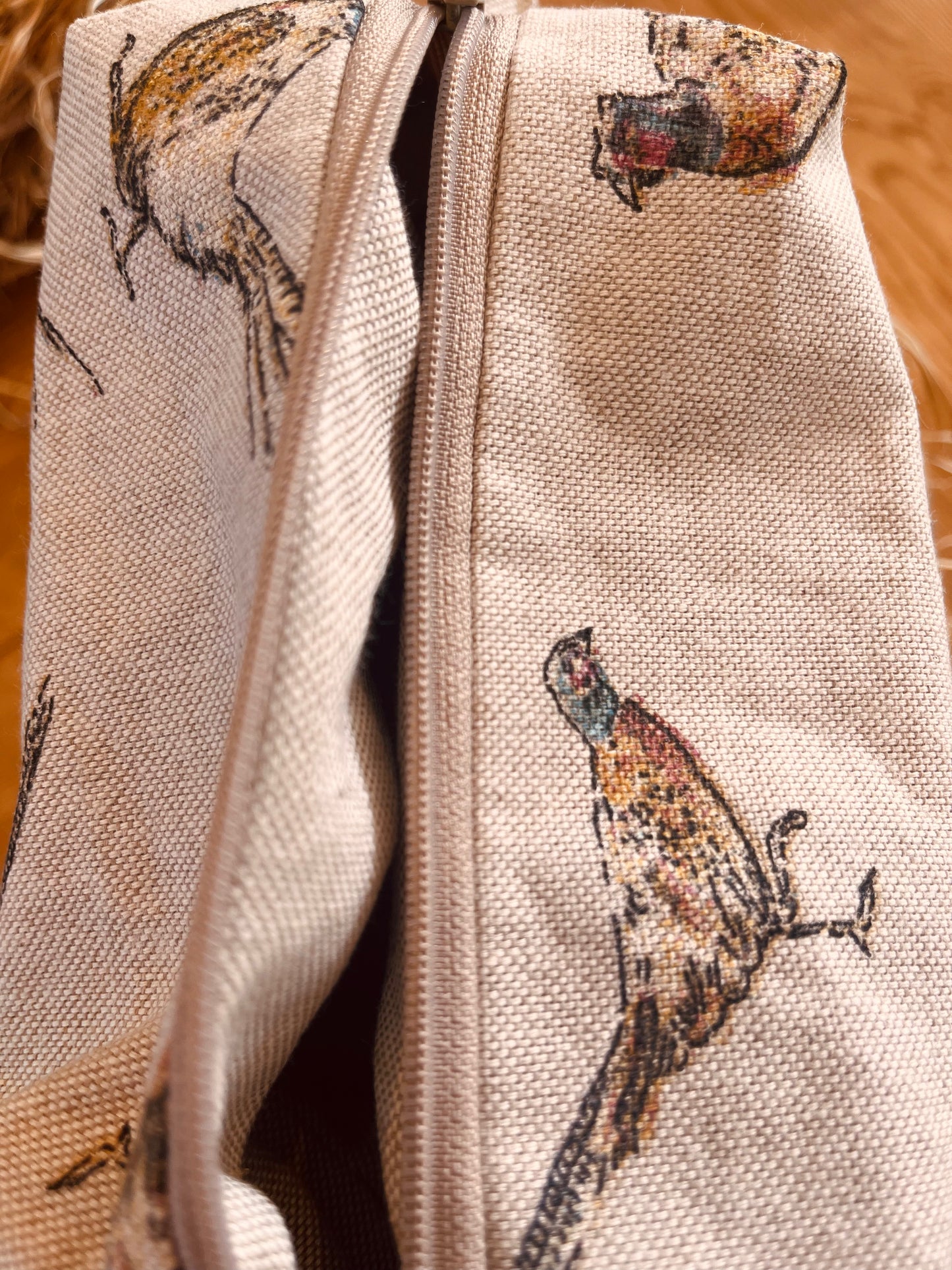 Pheasant Makeup Bag