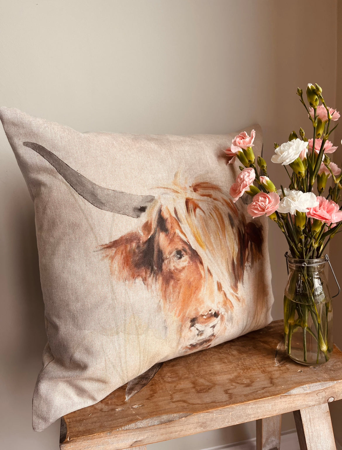 Highland Cow Cushion