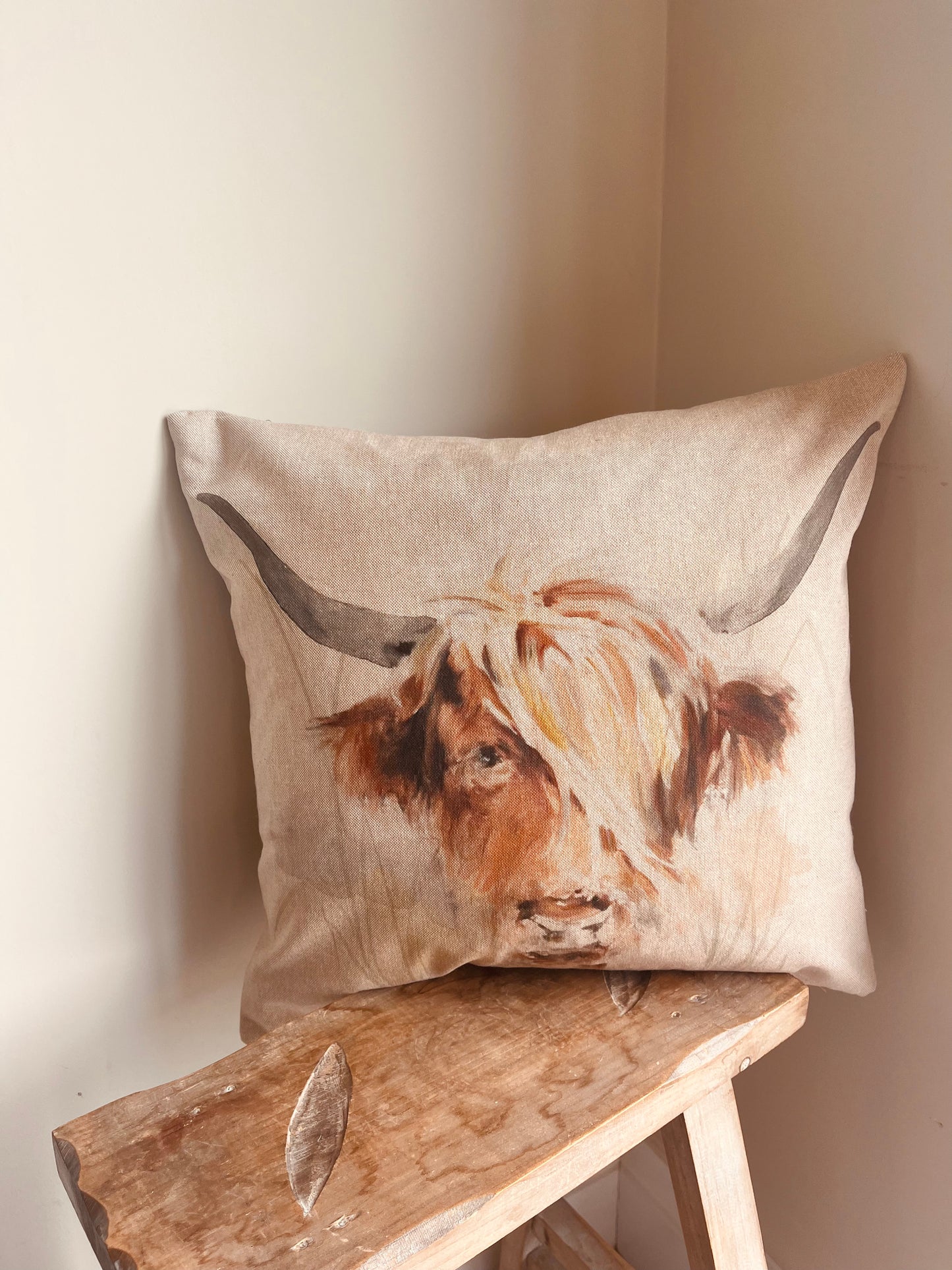 Highland Cow Cushion