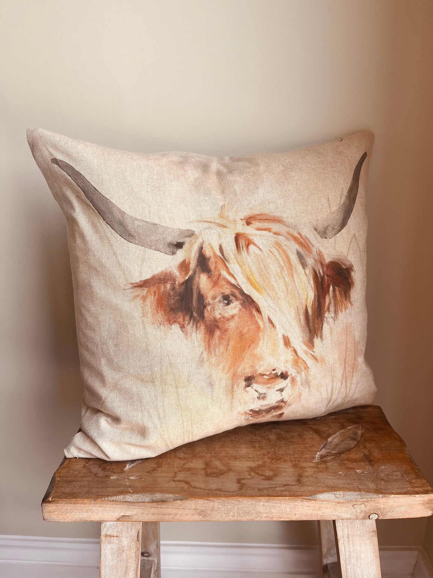 Highland Cow Cushion